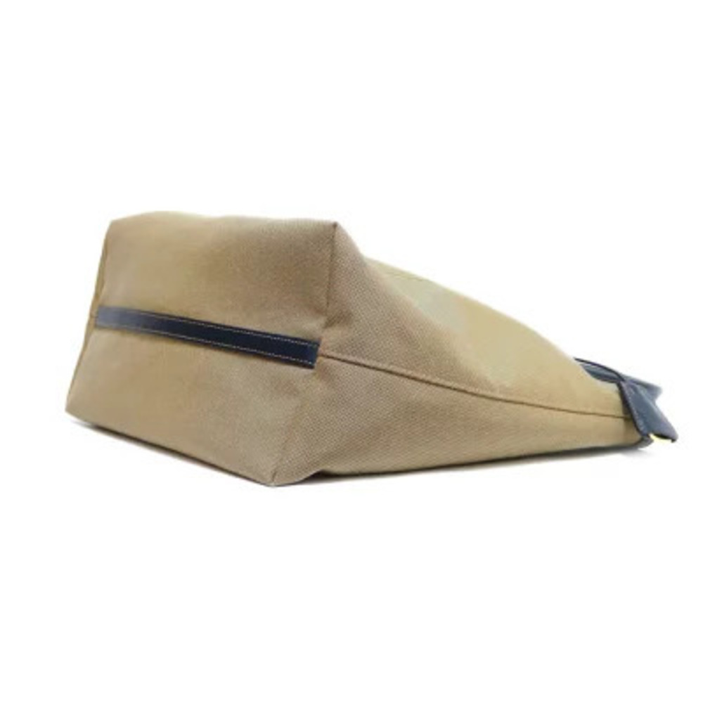 Prada Tote Bag Canvas Brown Shoulder - Picture 6 of 8